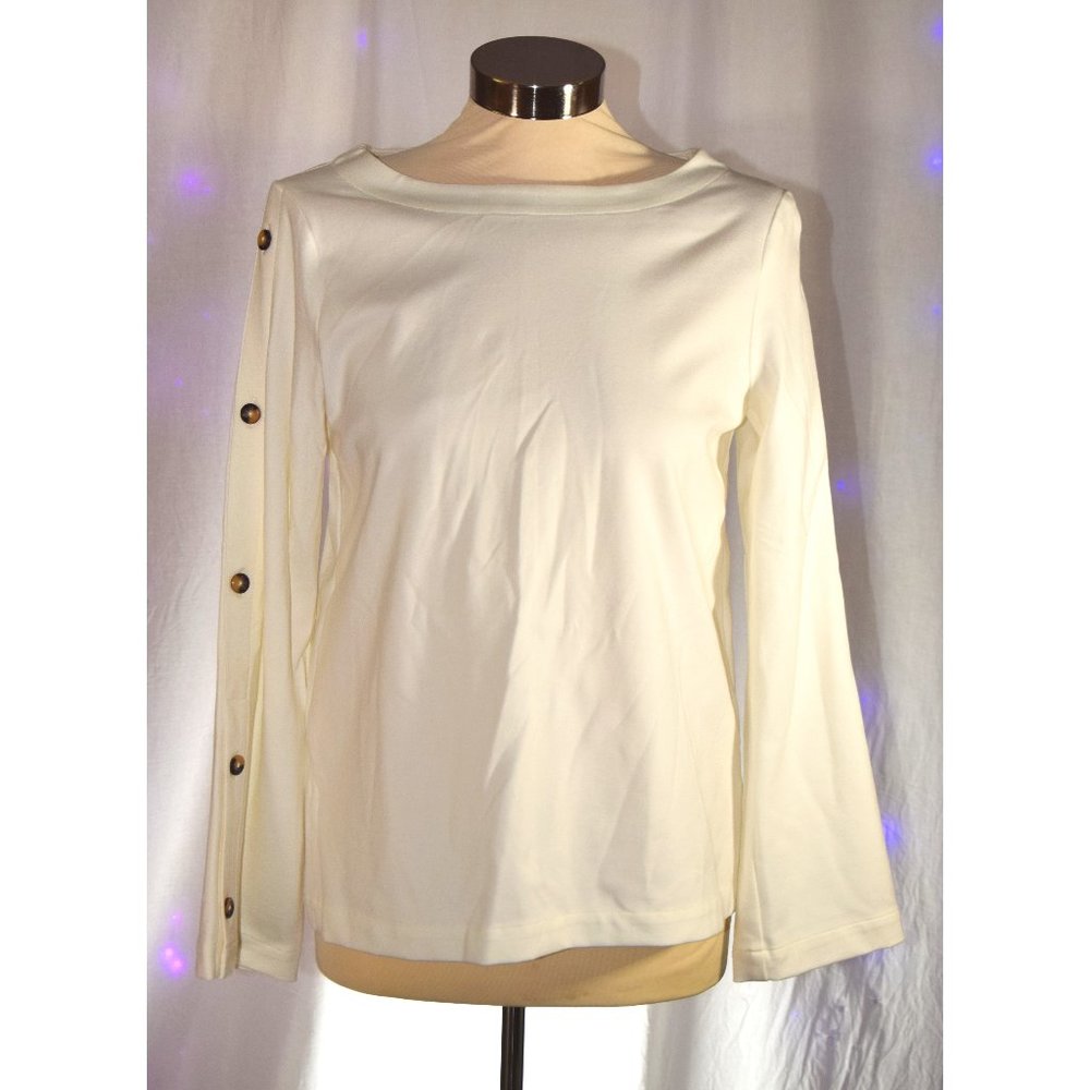 J Jill white Shirt size S